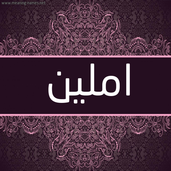 شكل 4 صوره زخرفة عربي للإسم بخط عريض صورة اسم امِلين AMELIN شكل 4 صوره زخرفة عربي للإسم بخط عريض صورة اسم امِلين AMELIN