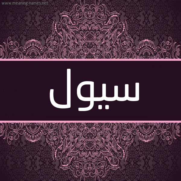 شكل 4 صوره زخرفة عربي للإسم بخط عريض صورة اسم سيول Sywl
