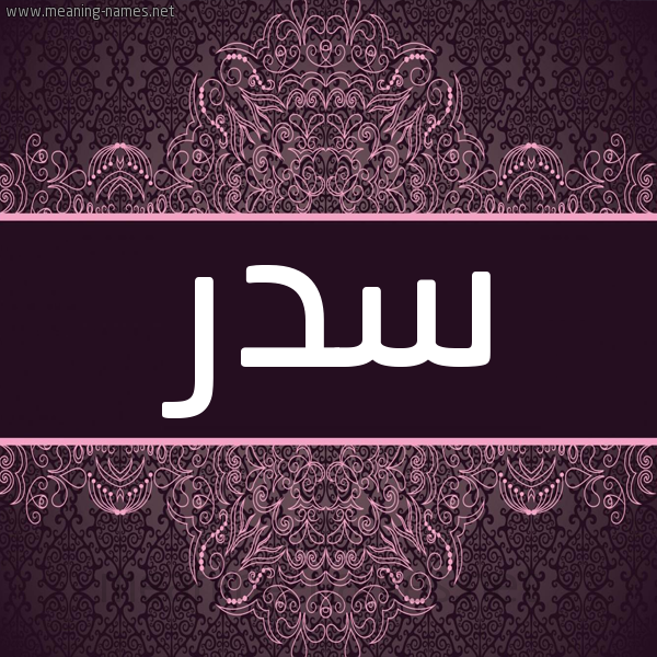 شكل 4 صوره زخرفة عربي للإسم بخط عريض صورة اسم سِدْر SEDR شكل 4 صوره زخرفة عربي للإسم بخط عريض صورة اسم سِدْر SEDR