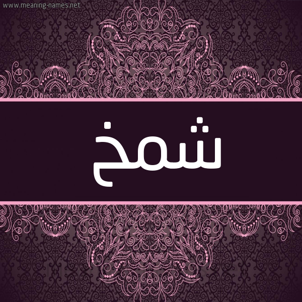 شكل 4 صوره زخرفة عربي للإسم بخط عريض صورة اسم شمخ SHMKH شكل 4 صوره زخرفة عربي للإسم بخط عريض صورة اسم شمخ SHMKH
