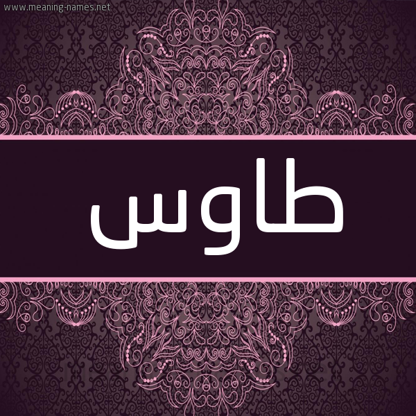شكل 4 صوره زخرفة عربي للإسم بخط عريض صورة اسم طاوس TAOS شكل 4 صوره زخرفة عربي للإسم بخط عريض صورة اسم طاوس TAOS