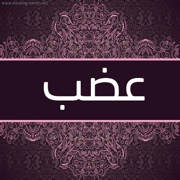 شكل 4 صوره زخرفة عربي للإسم بخط عريض صورة اسم عضب ADB