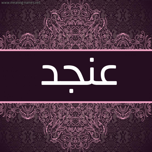 شكل 4 صوره زخرفة عربي للإسم بخط عريض صورة اسم عنجد Anjd شكل 4 صوره زخرفة عربي للإسم بخط عريض صورة اسم عنجد Anjd