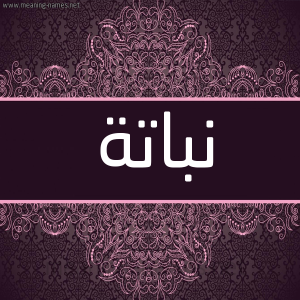 شكل 4 صوره زخرفة عربي للإسم بخط عريض صورة اسم نباتة Nbat'h شكل 4 صوره زخرفة عربي للإسم بخط عريض صورة اسم نباتة Nbat'h