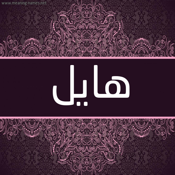 شكل 4 صوره زخرفة عربي للإسم بخط عريض صورة اسم هايل Hail شكل 4 صوره زخرفة عربي للإسم بخط عريض صورة اسم هايل Hail