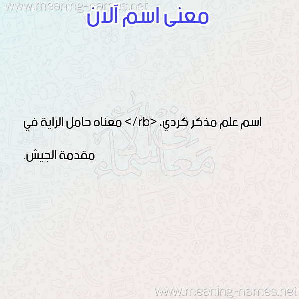 معاني الأسماء على صورة صورة اسم آلان Alan