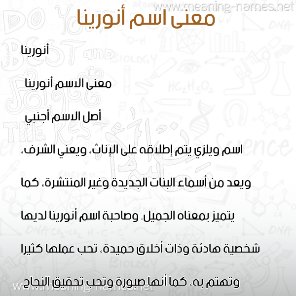 صورة اسم أنورينا anorina معاني الأسماء على صورة صورة اسم أنورينا anorina معاني الأسماء على صورة