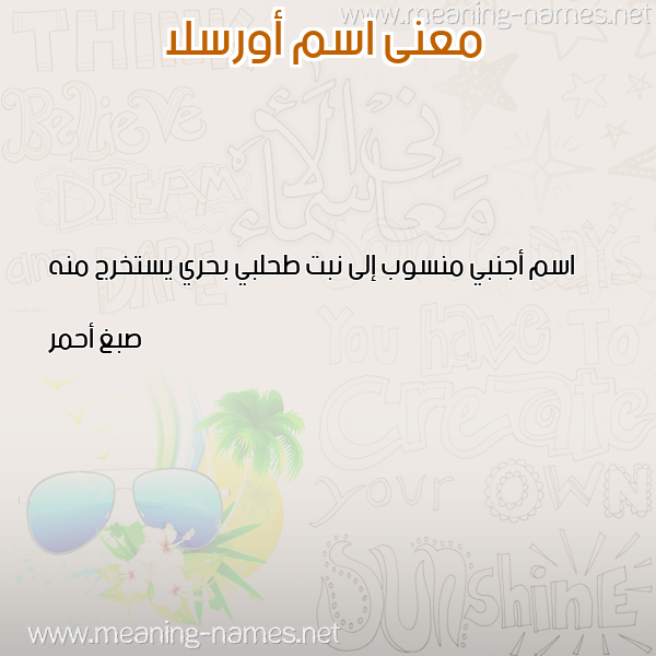 معاني الأسماء على صورة صورة اسم أورسلا AORSLA معاني الأسماء على صورة صورة اسم أورسلا AORSLA