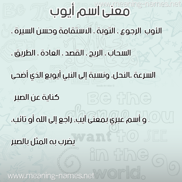 صورة اسم أيوب Aiob معاني الأسماء على صورة صورة اسم أيوب Aiob معاني الأسماء على صورة