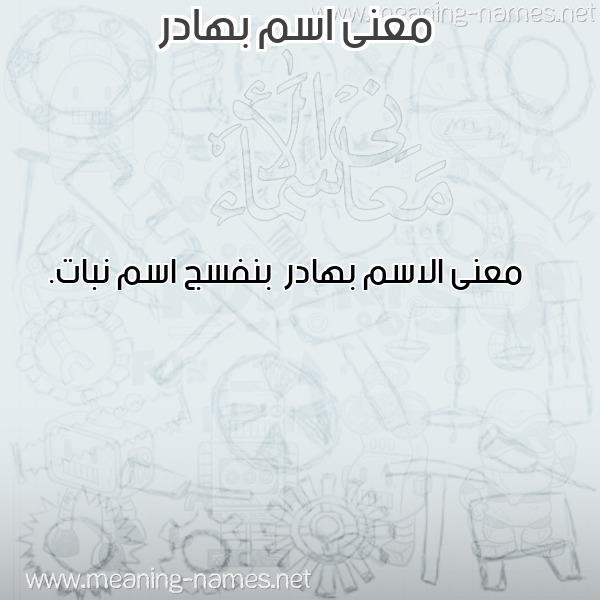 صورة اسم بهادر Bhadr معاني الأسماء على صورة صورة اسم بهادر Bhadr معاني الأسماء على صورة
