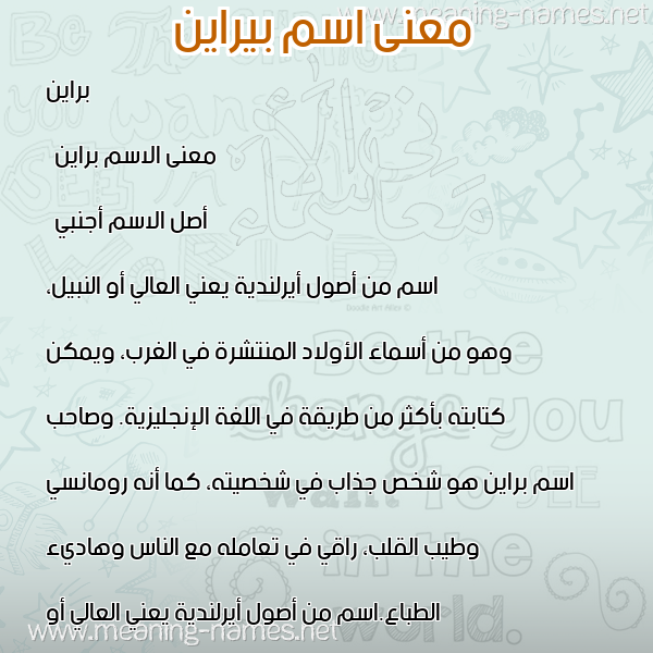 معاني الأسماء على صورة صورة اسم بيراين Bryan معاني الأسماء على صورة صورة اسم بيراين Bryan