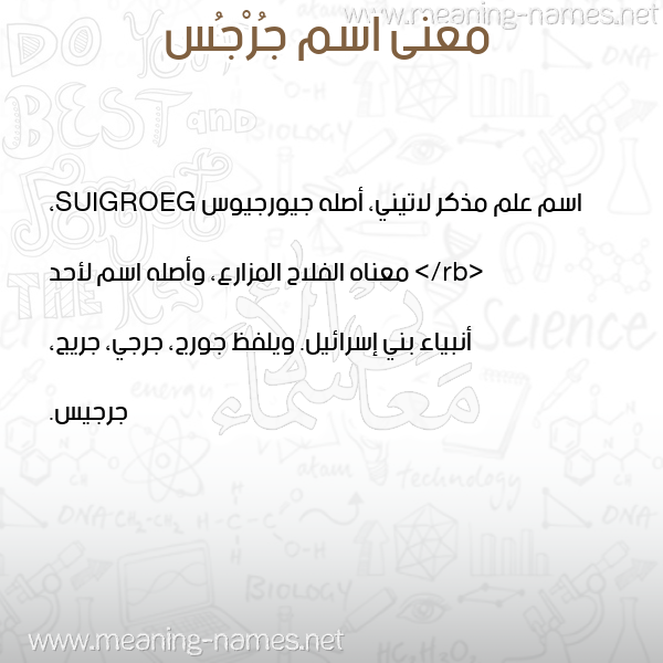 صورة اسم جُرْجُس GORGOS معاني الأسماء على صورة صورة اسم جُرْجُس GORGOS معاني الأسماء على صورة