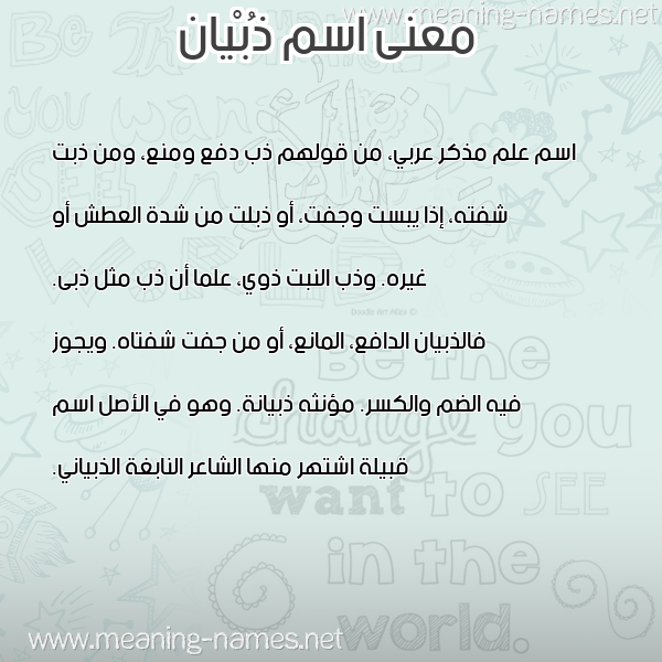 صورة اسم ذُبْيان ZOBIAN معاني الأسماء على صورة صورة اسم ذُبْيان ZOBIAN معاني الأسماء على صورة