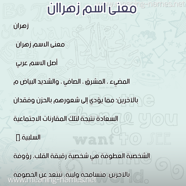 معاني الأسماء على صورة صورة اسم زهراان Zahran معاني الأسماء على صورة صورة اسم زهراان Zahran