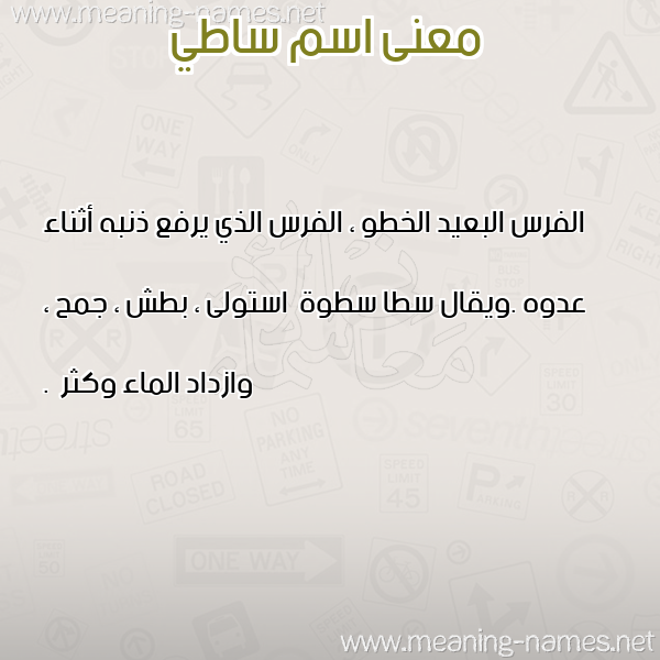 معاني الأسماء على صورة صورة اسم ساطي SATI معاني الأسماء على صورة صورة اسم ساطي SATI