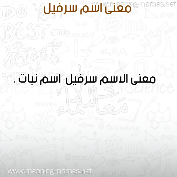صورة اسم سرفيل Srfyl معاني الأسماء على صورة صورة اسم سرفيل Srfyl معاني الأسماء على صورة