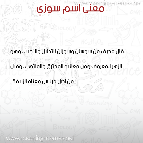 صورة اسم سوزي Sozi معاني الأسماء على صورة صورة اسم سوزي Sozi معاني الأسماء على صورة