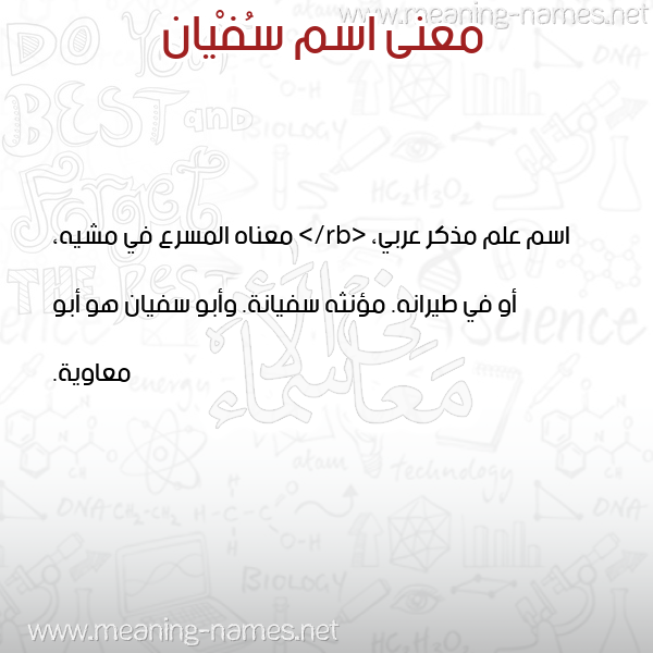 صورة اسم سُفْيان Sofian معاني الأسماء على صورة صورة اسم سُفْيان Sofian معاني الأسماء على صورة