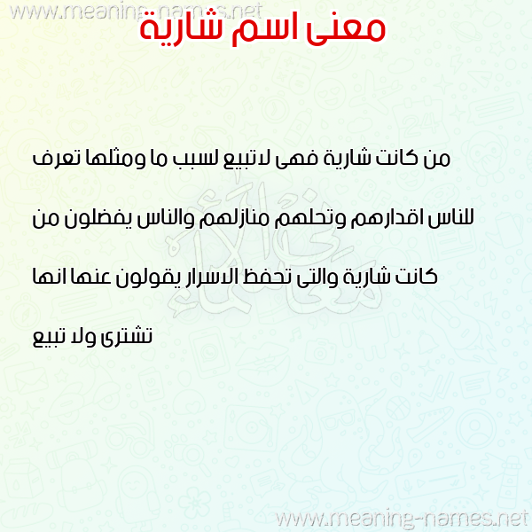 صورة اسم شارية SHARIH معاني الأسماء على صورة صورة اسم شارية SHARIH معاني الأسماء على صورة