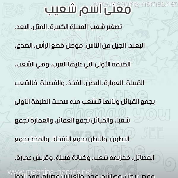 صورة اسم شعيب Shoaib معاني الأسماء على صورة صورة اسم شعيب Shoaib معاني الأسماء على صورة