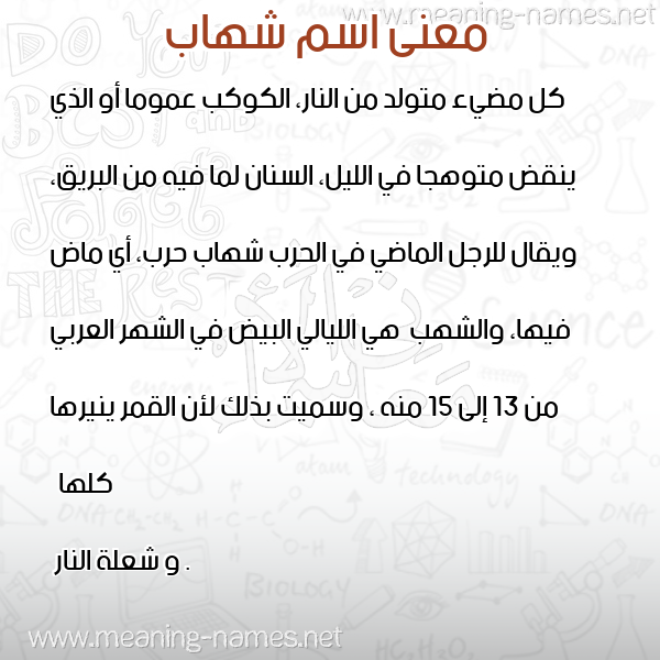 صورة اسم شهاب Shehab معاني الأسماء على صورة صورة اسم شهاب Shehab معاني الأسماء على صورة