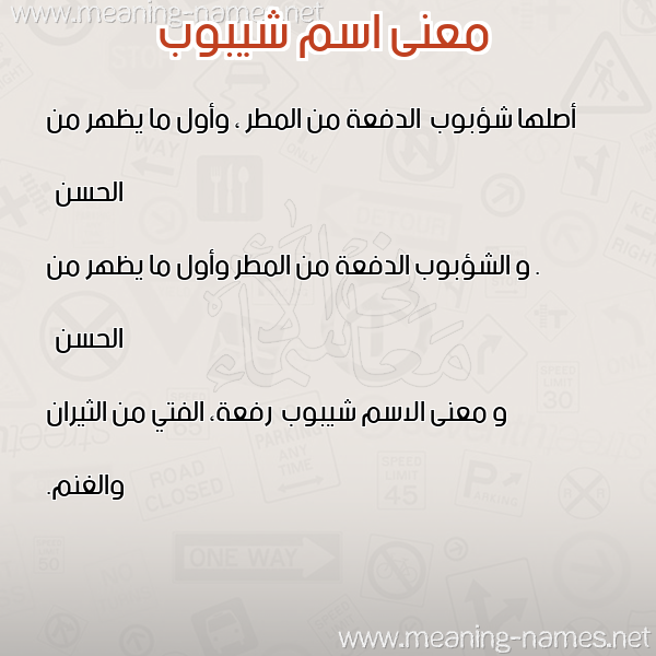 صورة اسم شيبوب Shybwb معاني الأسماء على صورة