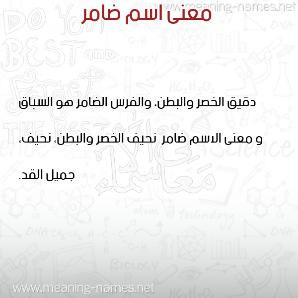 صورة اسم ضامر Damr معاني الأسماء على صورة صورة اسم ضامر Damr معاني الأسماء على صورة