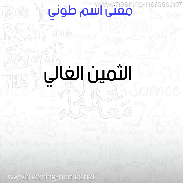 معاني الأسماء على صورة صورة اسم طوني TONI معاني الأسماء على صورة صورة اسم طوني TONI