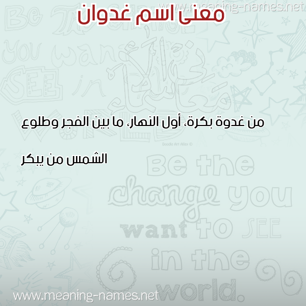 معاني الأسماء على صورة صورة اسم غدوان GHDOAN معاني الأسماء على صورة صورة اسم غدوان GHDOAN