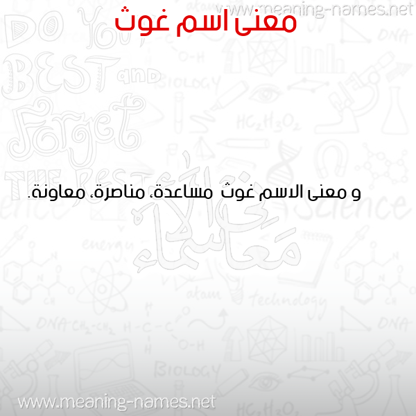 صورة اسم غوث Ghwth معاني الأسماء على صورة صورة اسم غوث Ghwth معاني الأسماء على صورة