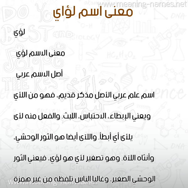 صورة اسم لؤاي Lowei معاني الأسماء على صورة صورة اسم لؤاي Lowei معاني الأسماء على صورة