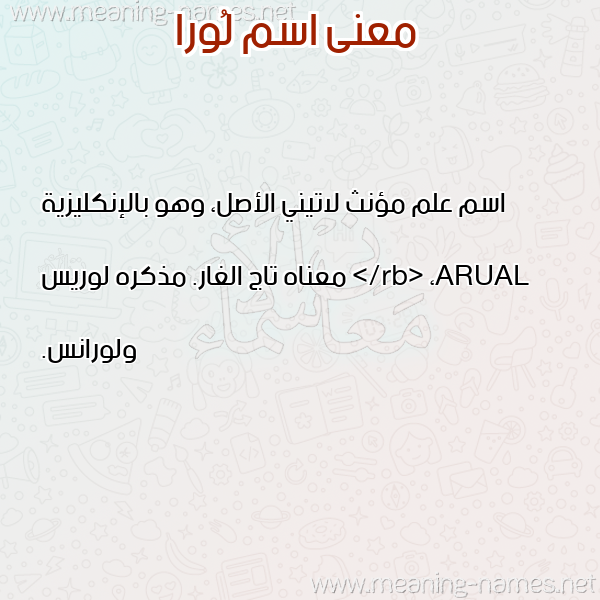 صورة اسم لُورا Loora معاني الأسماء على صورة صورة اسم لُورا Loora معاني الأسماء على صورة