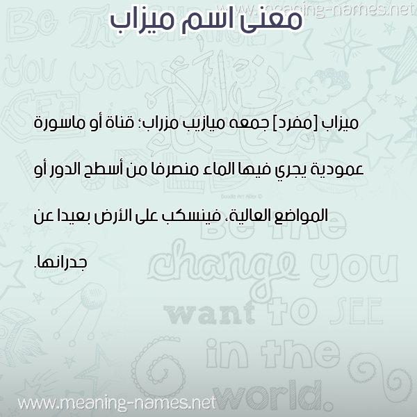 صورة اسم ميزاب mizab معاني الأسماء على صورة صورة اسم ميزاب mizab معاني الأسماء على صورة
