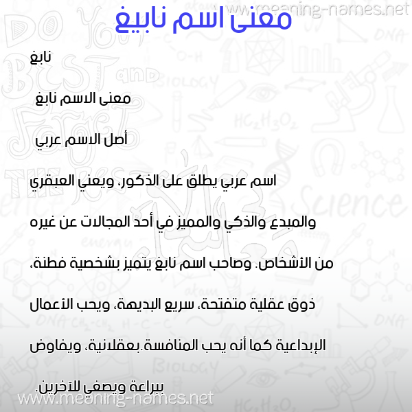 صورة اسم نابيغ Nabegh معاني الأسماء على صورة صورة اسم نابيغ Nabegh معاني الأسماء على صورة