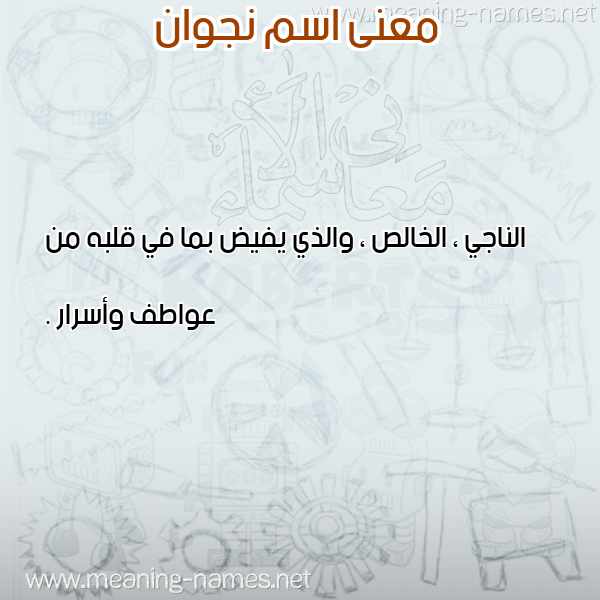 معاني الأسماء على صورة صورة اسم نجوان Ngwan معاني الأسماء على صورة صورة اسم نجوان Ngwan