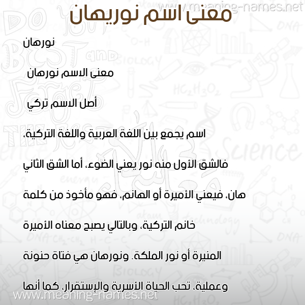 صورة اسم نوريهان Nourhan معاني الأسماء على صورة صورة اسم نوريهان Nourhan معاني الأسماء على صورة