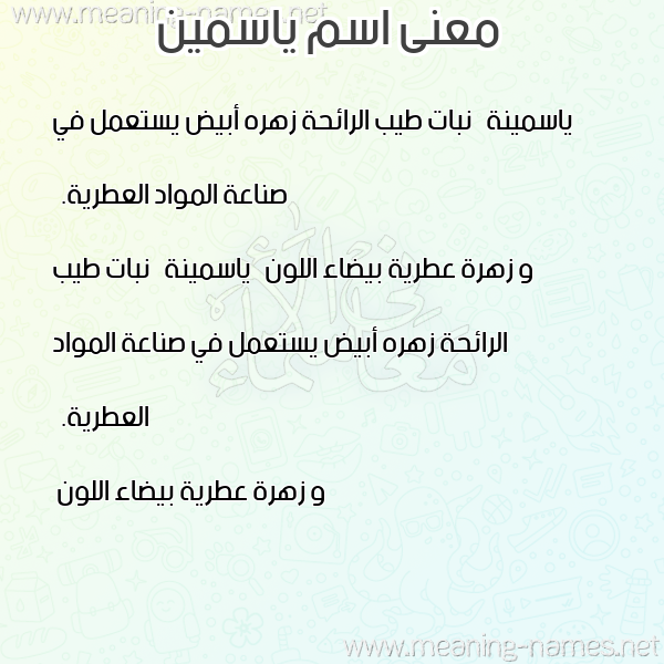 صورة اسم ياسمين Yasmin معاني الأسماء على صورة صورة اسم ياسمين Yasmin معاني الأسماء على صورة