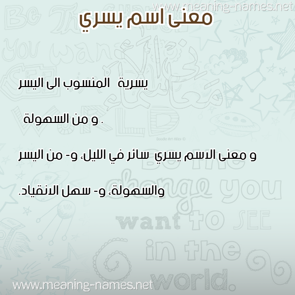 صورة اسم يسري Yosra معاني الأسماء على صورة صورة اسم يسري Yosra معاني الأسماء على صورة