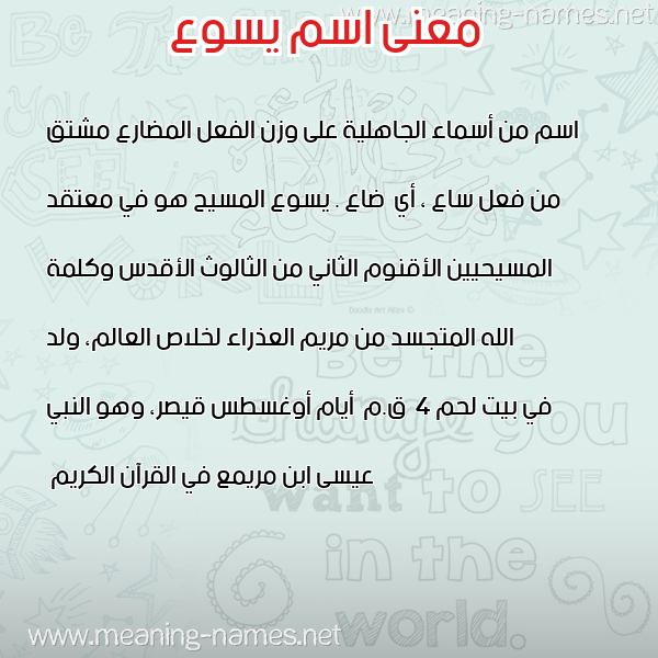 صورة اسم يسوع ISOA معاني الأسماء على صورة صورة اسم يسوع ISOA معاني الأسماء على صورة